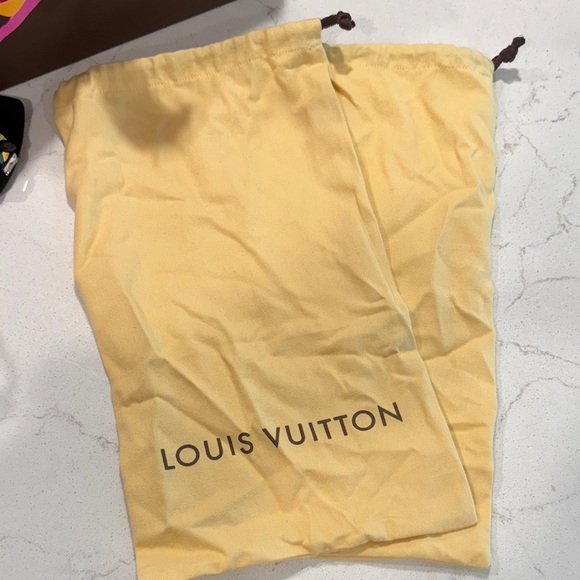 Louis Vuitton Black and Brown Heeled Sandals size 36 - Picture 6 of 6